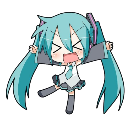 Hatsune Miku doing a lil pose!